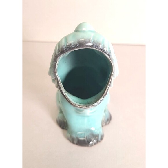 Vintage Open Mouth Dog Cigar Rest Made Germany Blue Rare - Picture 4 of 5
